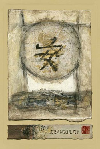 Mini-Chinese Series-Tranquility II by Mauro art print