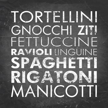 Pasta I Square by Veruca Salt art print
