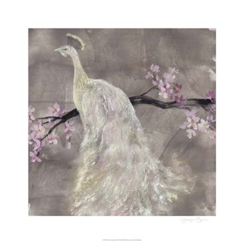 Peacock Serenity II by Jennifer Goldberger art print