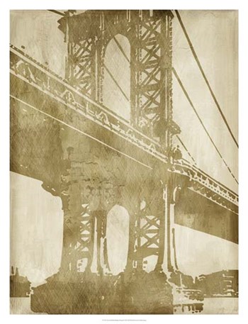 Non-Embellished Bridge Etching II by Ethan Harper art print