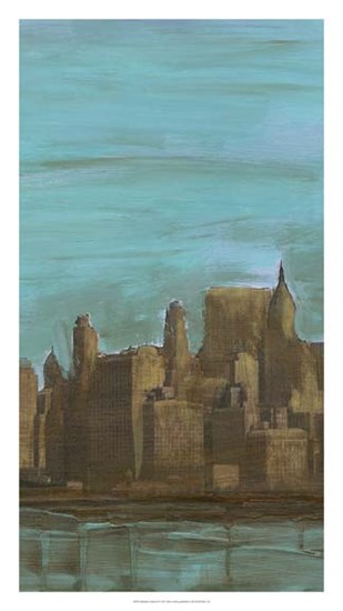 Manhattan Triptych II by Alicia Ludwig art print