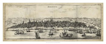 View of Bordeaux art print