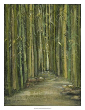 Bamboo Pond by Beverly Crawford art print
