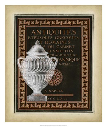 Antiquities Collection IV by Vision Studio art print