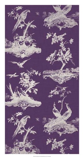 Toile in Plum by Vision Studio art print