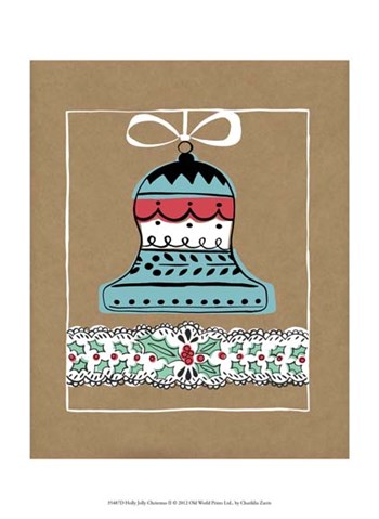 Holly Jolly Christmas II by Chariklia Zarris art print