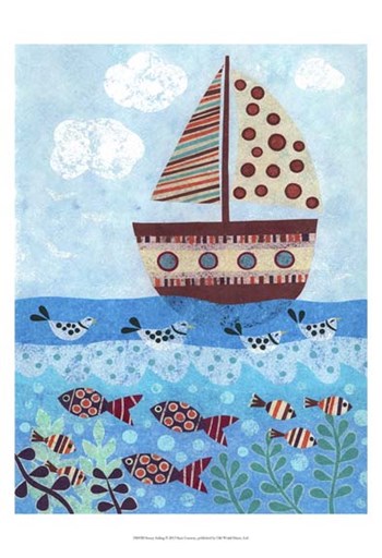Sunny Sailing by Kim Conway art print