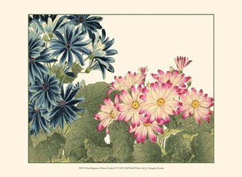 Small Japanese Flower Garden IV by Konan Tanigami art print