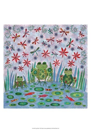 Frog Pond by Kim Conway art print