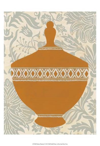 Pottery Patterns I by June Erica Vess art print