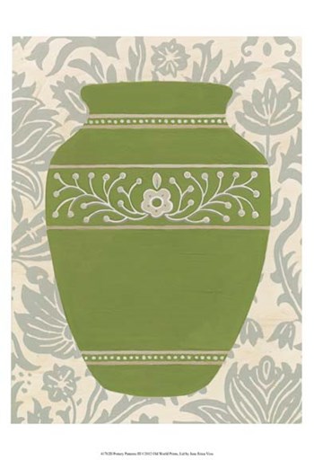 Pottery Patterns III by June Erica Vess art print