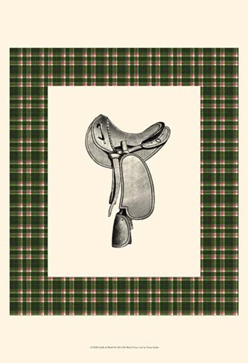 Saddle and Plaid I by Vision Studio art print