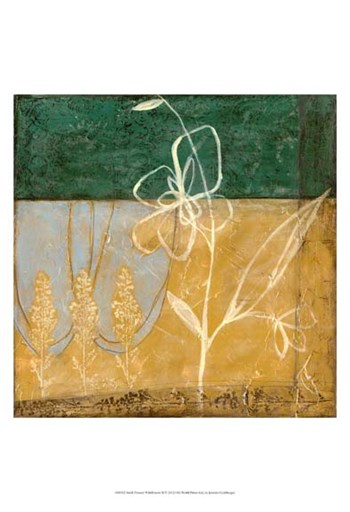 Small Pressed Wildflowers II by Jennifer Goldberger art print