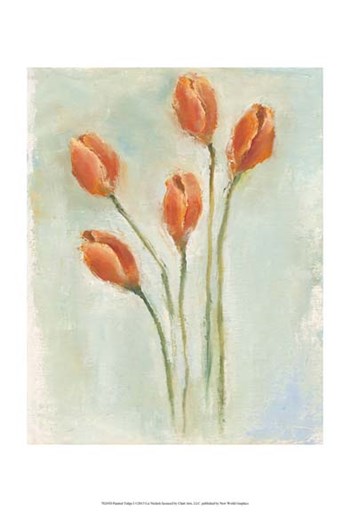 Painted Tulips I by Liz Nichols art print