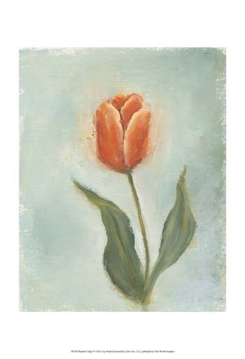 Painted Tulips V by Liz Nichols art print
