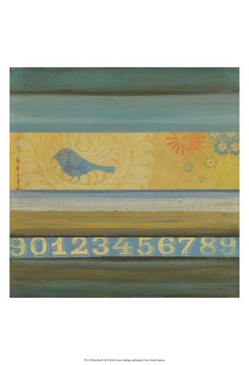 Blue Bird by W Green-Aldridge art print