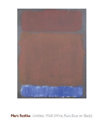 Untitled, 1968 by Mark Rothko art print