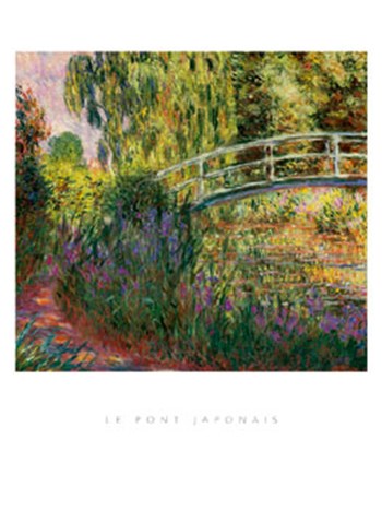 Le Pont Japonais by Claude Monet art print