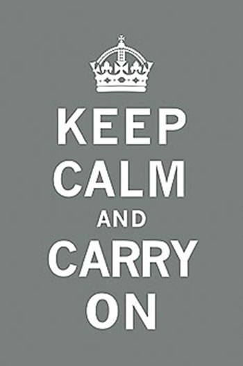 Keep Calm And Carry On VIII by The Vintage Collection art print