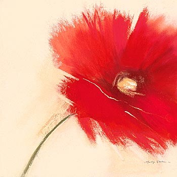 Red Poppy Power I by Marilyn Robertson art print