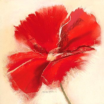 Red Poppy Power IV by Marilyn Robertson art print