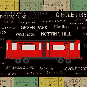 Ticket Please II by The Vintage Collection art print