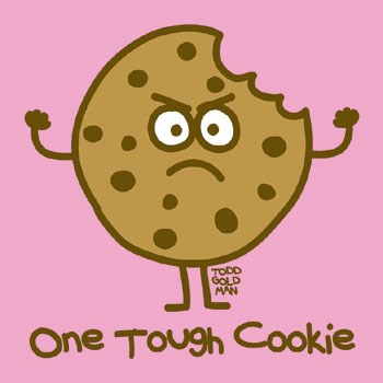 One Tough Cookie by Todd Goldman art print