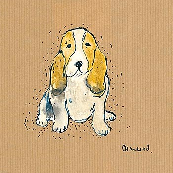 Doggy Tales IV by Clare Ormerod art print