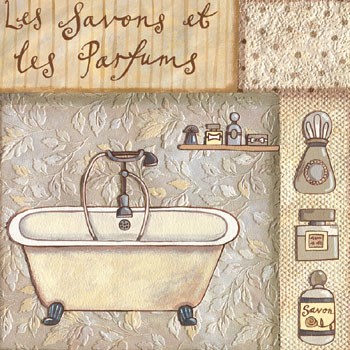 Les Savons Et Les Parfums by Sophie Harding art print