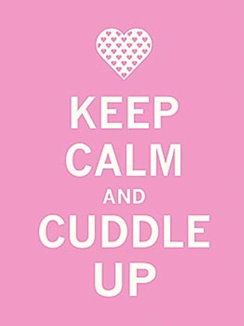 Keep Calm Cuddle by The Vintage Collection art print