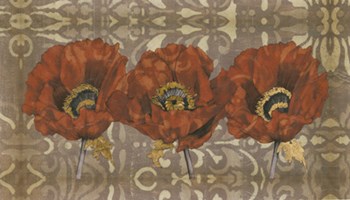 Poppy Panel I by Jennifer Goldberger art print