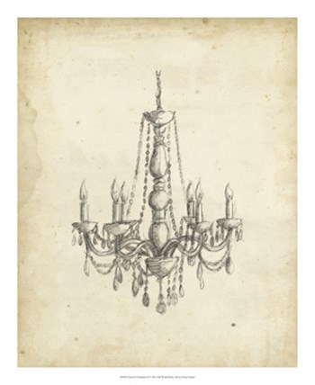 Classical Chandelier II by Ethan Harper art print