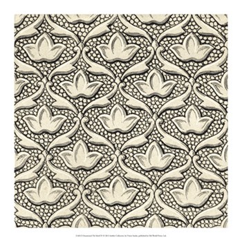 Ornamental Tile Motif IV by Vision Studio art print