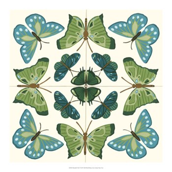 Butterfly Tile I by June Erica Vess art print