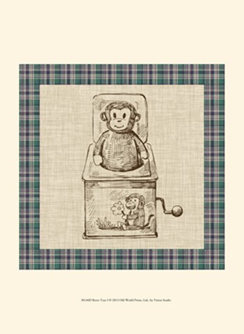 Retro Toys I by Vision Studio art print