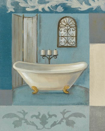Antique Bath I by Silvia Vassileva art print