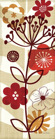 Floral Pop II Panel by Michael Mullan art print