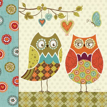 Owl Wonderful I by Lisa Audit art print
