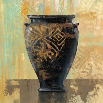 Glazed Pot III Decorative Accents by Silvia Vassileva art print