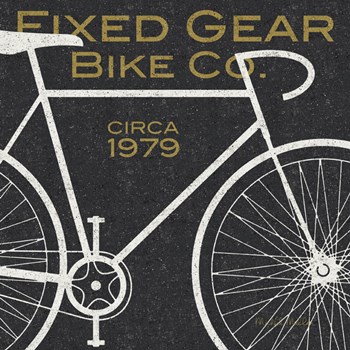 Fixed Gear Bike Co. by Michael Mullan art print