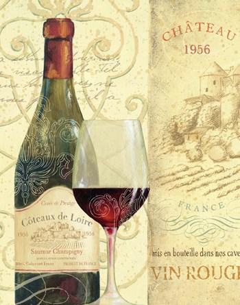 Wine Passion II by Daphne Brissonnet art print