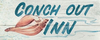 Conch Out Inn by Avery Tillmon art print