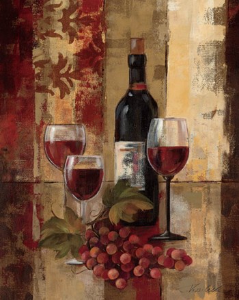 Graffiti and Wine II by Silvia Vassileva art print