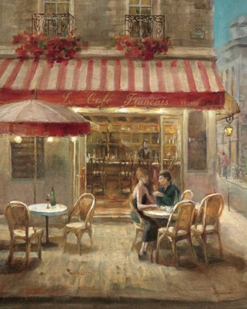 Paris Cafe II by Danhui Nai art print