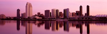Skyline San Diego CA by Panoramic Images art print
