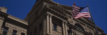 Low angle view of a courthouse, Fort Worth, Texas, USA by Panoramic Images art print