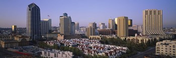 Aerial view of San Diego, California by Panoramic Images art print