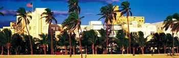Ocean Drive South Beach Miami Beach FL by Panoramic Images art print