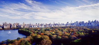 Manhattan from Central Park, New York City by Panoramic Images art print