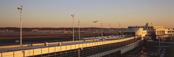 High angle view of an airport, Ronald Reagan Washington National Airport, Washington DC, USA by Panoramic Images art print